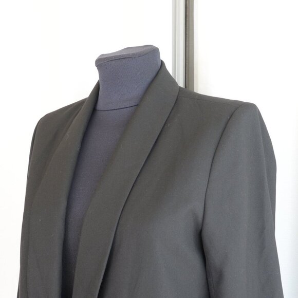 Frank and Oak The Transit Packable Black Blazer Sz S - Picture 6 of 9